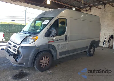 2017 Ram Promaster 1500 High Roof 136 Wb z USA, uszkodzony, nr VIN 3C6TRVBG6HE534592